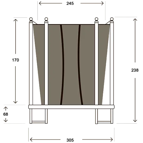 Батут Hasttings Classic Green (3,05 м) - Фото 11