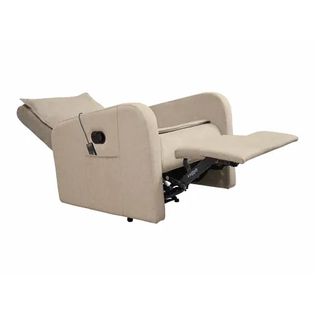 Массажное кресло реклайнер с механическим приводом FUJIMO COMFORT CHAIR F3005 FMF Ваниль (Sakura 4) - Фото 10