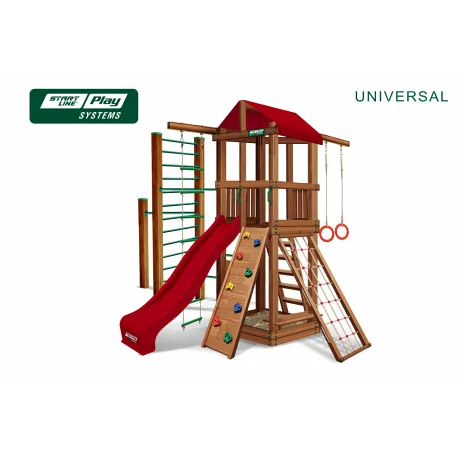 Детский городок UNIVERSAL премиум Кедр (red)
