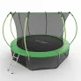 Батут с внутренней сеткой и лестницей EVO JUMP Internal 12ft (Green) + нижняя сеть - Фото 4