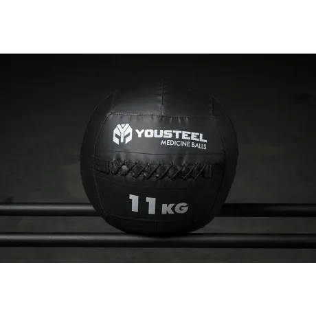Медбол Yousteel 11 кг, со шнуровкой