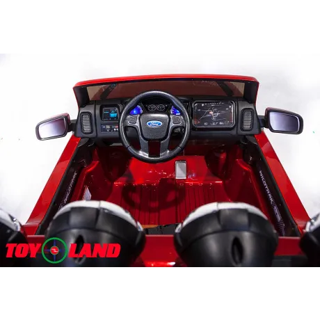 Электромобиль ToyLand Ford Ranger красный - Фото 8
