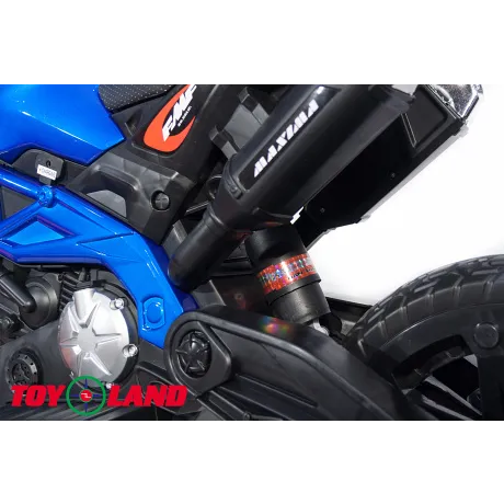 Электромотоцикл ToyLand Moto Sport DLS01 синий - Фото 6