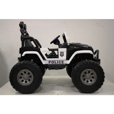 Электромобиль RiverToys Jeep A004AA-А Police - Фото 2