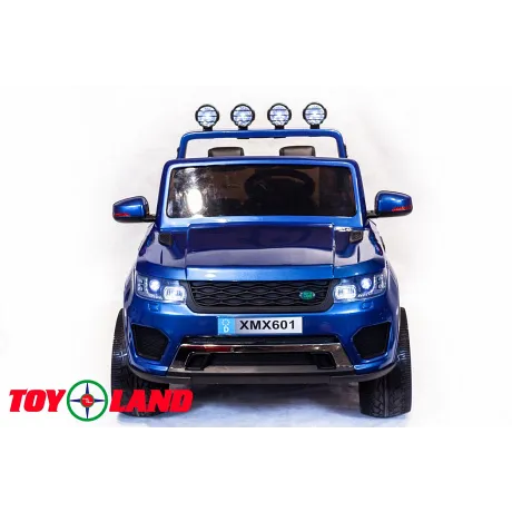 Электромобиль джип ToyLand Range Rover XMX 601 синий - Фото 3