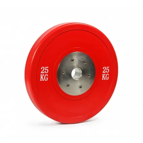 Профессиональный соревновательный диск Stecter для штанги 25 кг (красный) - Фото 2