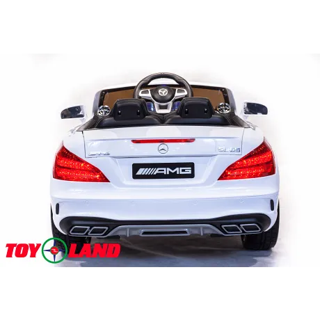 Электромобиль ToyLand Mercedes-Benz SL65 AMG белый - Фото 7