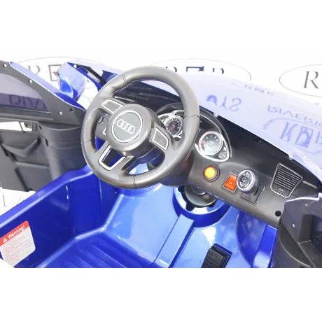Электромобиль RiverToys AUDI Q5 Blue - Фото 28