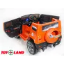 Электромобиль ToyLand Hummer BBH1588 оранжевый - Фото 6