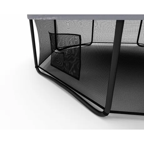 Батут Triumph Nord премиальный 305 см двухцветный серый/оранжевый с лестницей - Фото 7