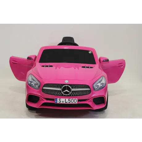 Электромобиль RiverToys MERCEDES-BENZ SL500 (розовый) - Фото 11