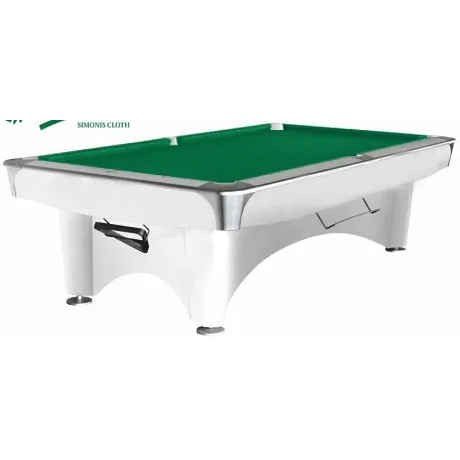 Бильярдный стол для пула «Dynamic III» 8 ф (белый) - Фото 2
