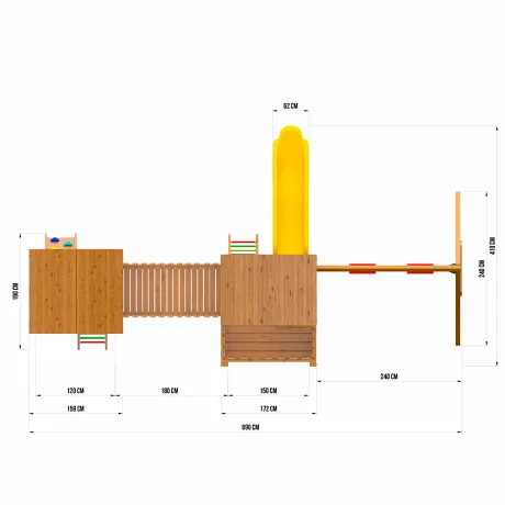 Детские городки Jungle Gym JВ5 Арарат - Фото 6