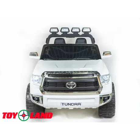 Детский электромобиль ToyLand TOYOTA TUNDRA белый - Фото 3