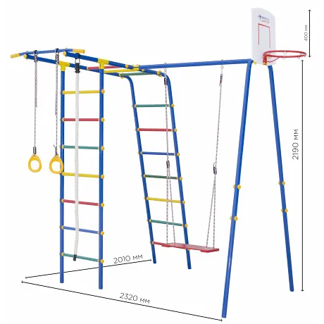 ДСК "Формула здоровья" KMS "Street 1 Smile" синий радуга - Фото 3
