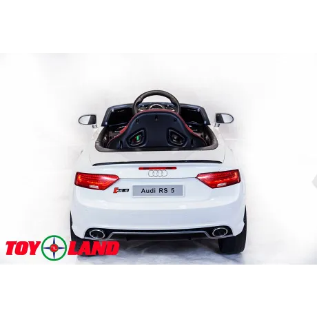 Электромобиль ToyLand Audi RS 5 белый - Фото 6