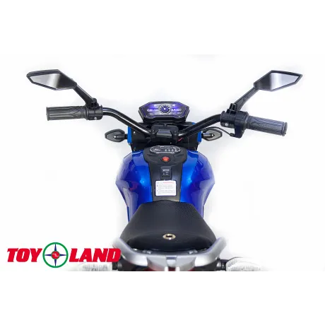 Электромотоцикл ToyLand Moto Sport DLS01 синий - Фото 10