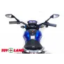 Электромотоцикл ToyLand Moto Sport DLS01 синий - Фото 10