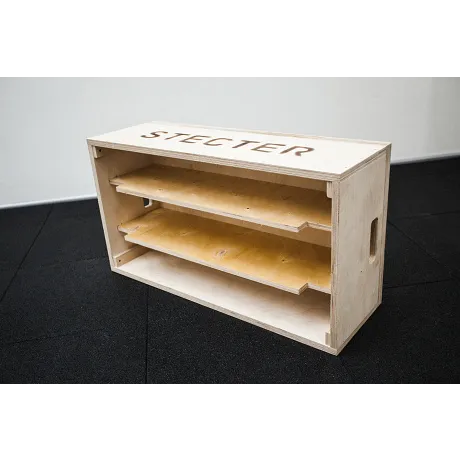 Комплект плинтов для тяжелой атлетики Stecter (Н=83 см, материал-фанера) - Фото 3