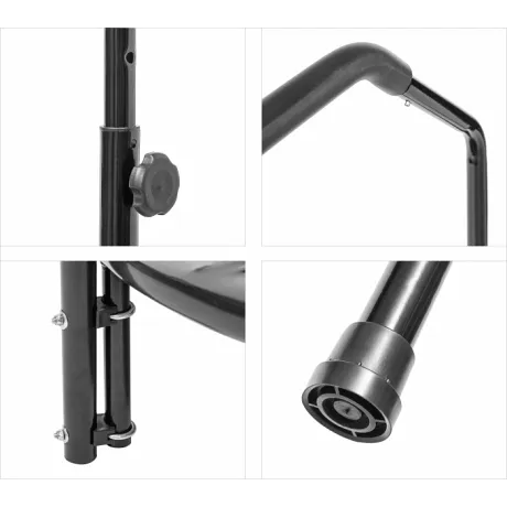 Батут Sundays D121 (черный, с ручкой) - Фото 5