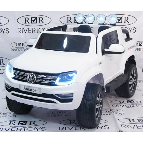 Электромобиль RiverToys VOLKSWAGEN-AMAROK-M999MM White