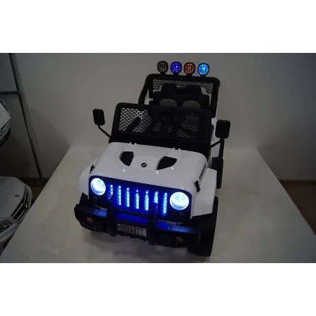 Электромобиль RiverToys JEEP T008TT (белый) - Фото 5