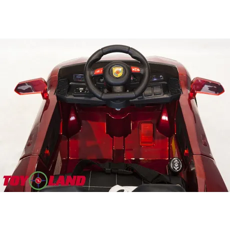 Электромобиль ToyLand Lamborghini BBH 1188 красный (краска) - Фото 7
