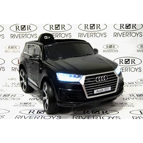 Электромобиль RiverToys AUDI Q7 QUATTRO Black - Фото 7