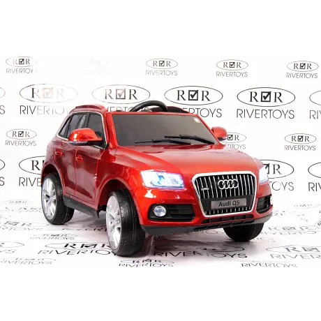 Электромобиль RiverToys AUDI Q5 Cherry - Фото 10