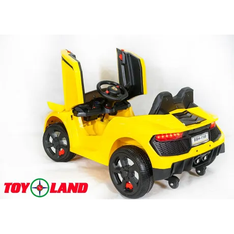 Электромобиль ToyLand Lamborghini BBH 1188 желтый (краска) - Фото 6