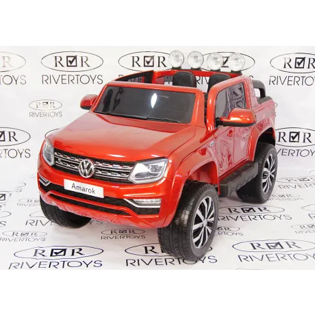 Электромобиль RiverToys VOLKSWAGEN-AMAROK-M999MM Cherry