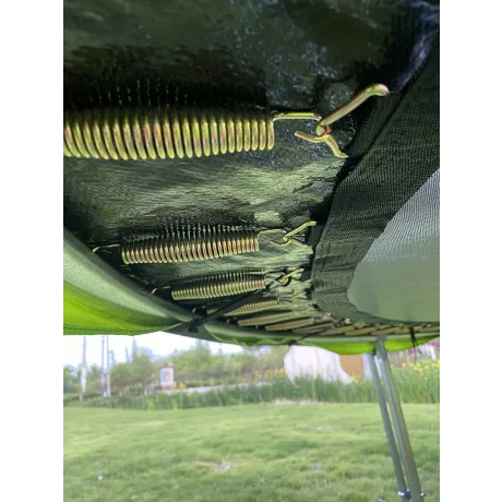 Батут FunFit 8 FT 252 см PRO зеленый - Фото 9