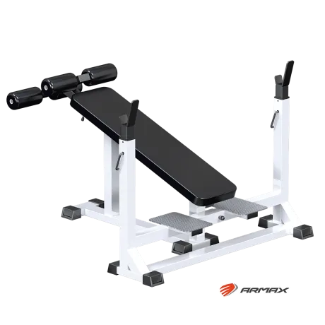Скамья для штанги со стойками с обратным наклоном ARMS AR013