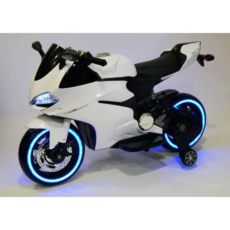 Мотоцикл RiverToys A001AA белый