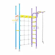 Домашний спортивный комплекс "Romana R4" сиренево/голубой