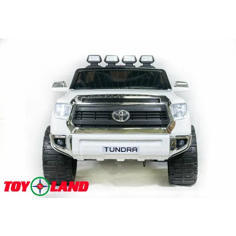 Детский электромобиль ToyLand TOYOTA TUNDRA белый - Фото 2