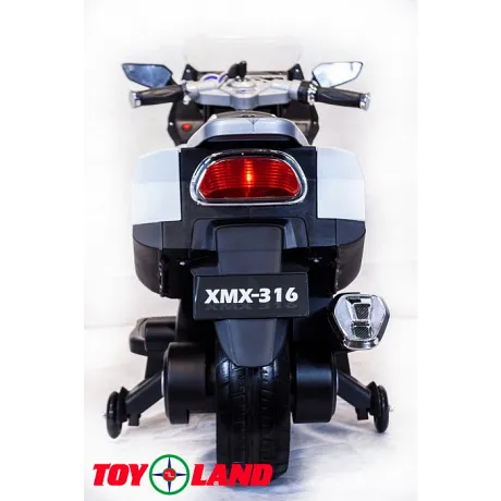 Электромотоцикл ToyLand Moto XMX 316 белый - Фото 5