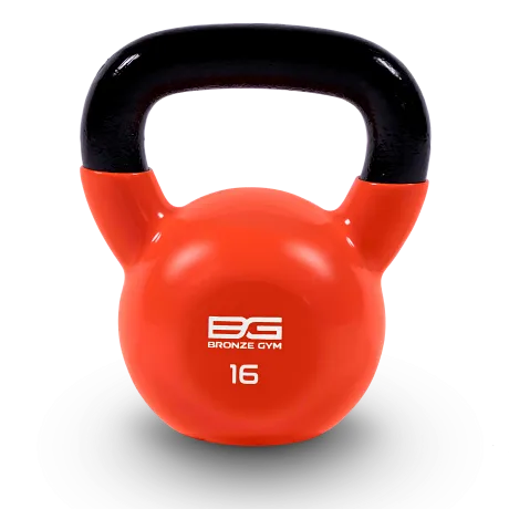 Гиря BRONZE GYM в виниловой оболочке 16 кг