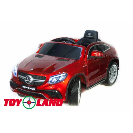 Детский электромобиль ToyLand Mercedes-Benz AMG GLE63S Coupe красный краска