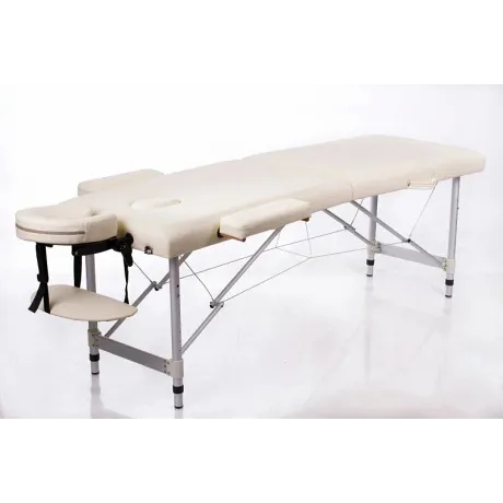 Массажный складной стол Standart AL 2 "S" cream ширина 60 см - Фото 2