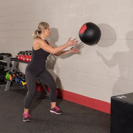 Тренировочный мяч мягкий Body Solid WALL BALL 11,3 кг (25lb) - Фото 32