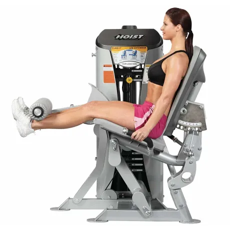 Разгибание ног сидя HOIST ROC-IT RS-1401 серебряный/черный - Фото 4