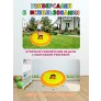 Складной мини-батут 54" диаметр 138 см оранжевый - Фото 4