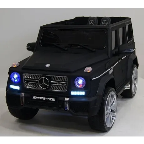 Электромобиль RiverToys Mercedes-Benz G65 AMG черный матовый
