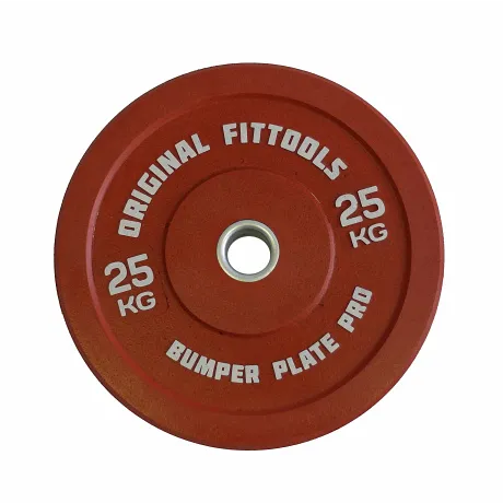 Диск бамперный OriginalFitTools 25 кг (красный)