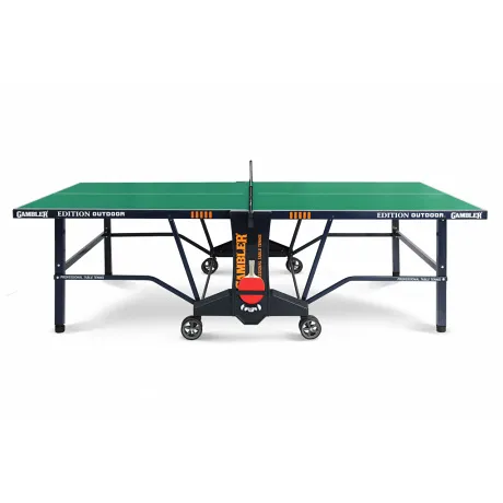 Всепогодный теннисный стол Gambler EDITION Outdoor зеленый - Фото 2