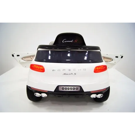 Электромобиль RiverToys Porsche Macan O005OO VIP (белый) - Фото 8