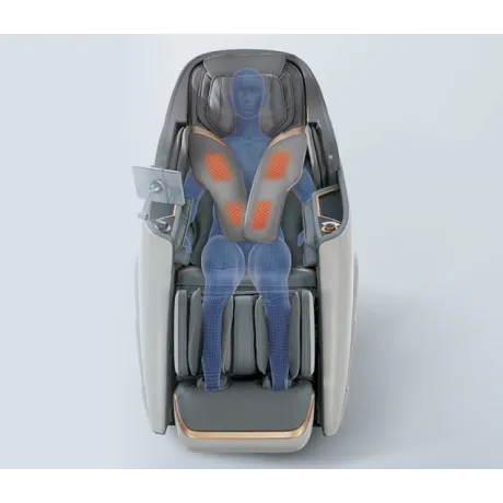 Массажное кресло Ergonova Chronos Silver Black - Фото 12