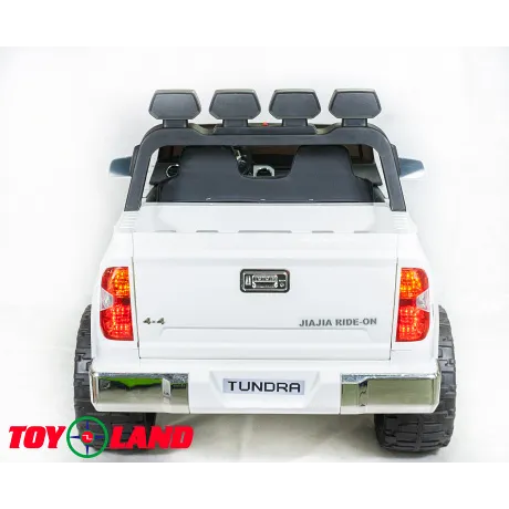 Детский электромобиль ToyLand TOYOTA TUNDRA белый - Фото 7