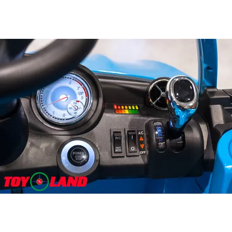 Детский электромобиль Toyland Mercedes-Benz GLA синий - Фото 9